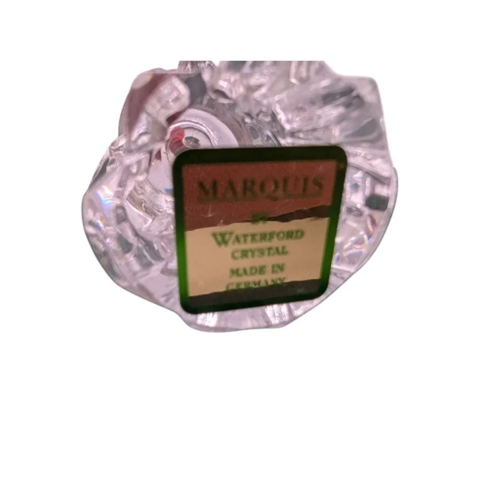 Retired Christmas Endearments Waterford Crystal Angel - Second In A Series